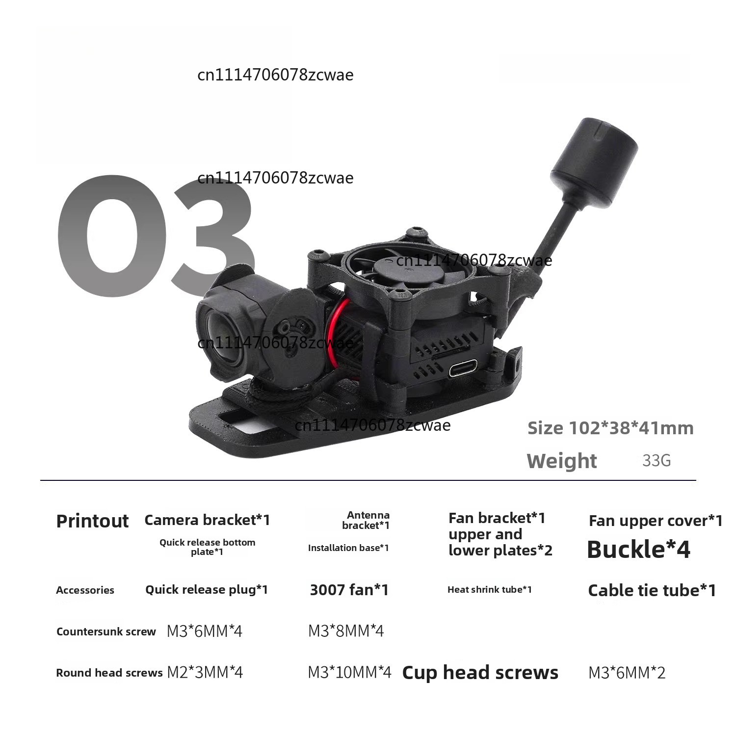 ZOCI-O3 O4 HD Transmission Coo - Drone Kit Racing recension och pris