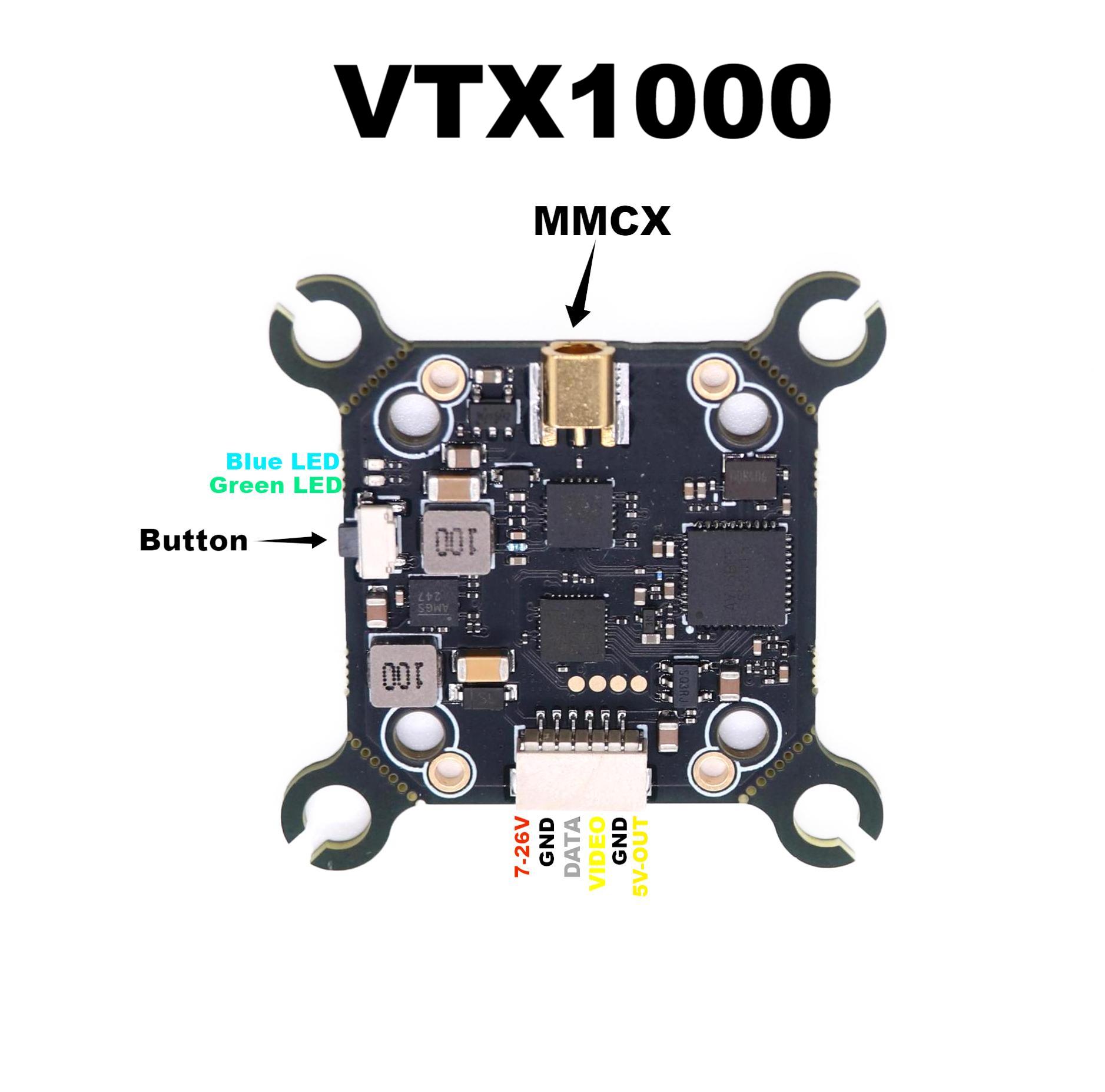 B-CUBE 5.8G VTX 800 1000 1600  - Drone Kit Vtol recension och pris