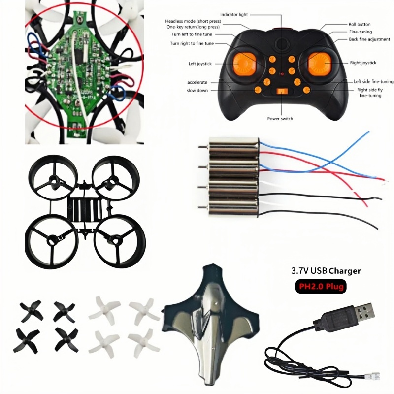 Complete DIY Drone Kit 2.4G 6A - Drone Kit Beginner recension och pris